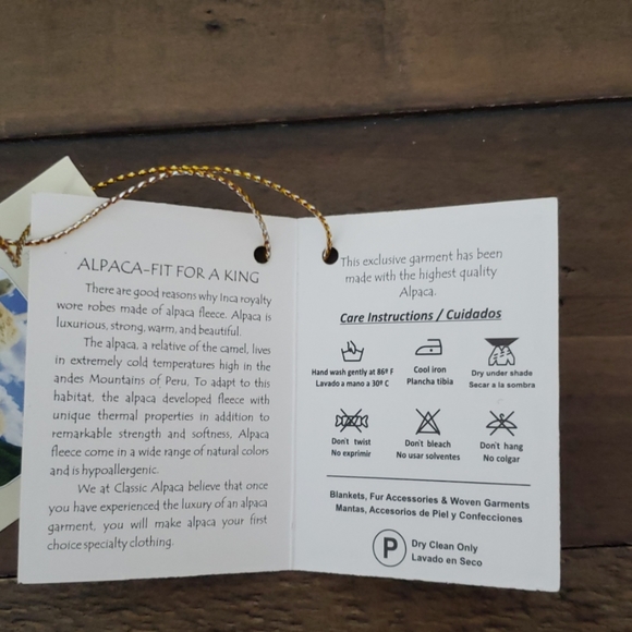 100% baby alpaca sweater - Picture 8 of 8